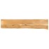 Tablero de mesa borde natural madera maciza mango 140x20x3,8