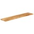 Tablero de mesa borde natural madera maciza mango 140x20x3,8