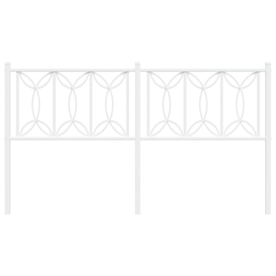 Cabecero de metal blanco 150