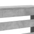 Cubierta de radiador madera color gris hormigón 149x20x82