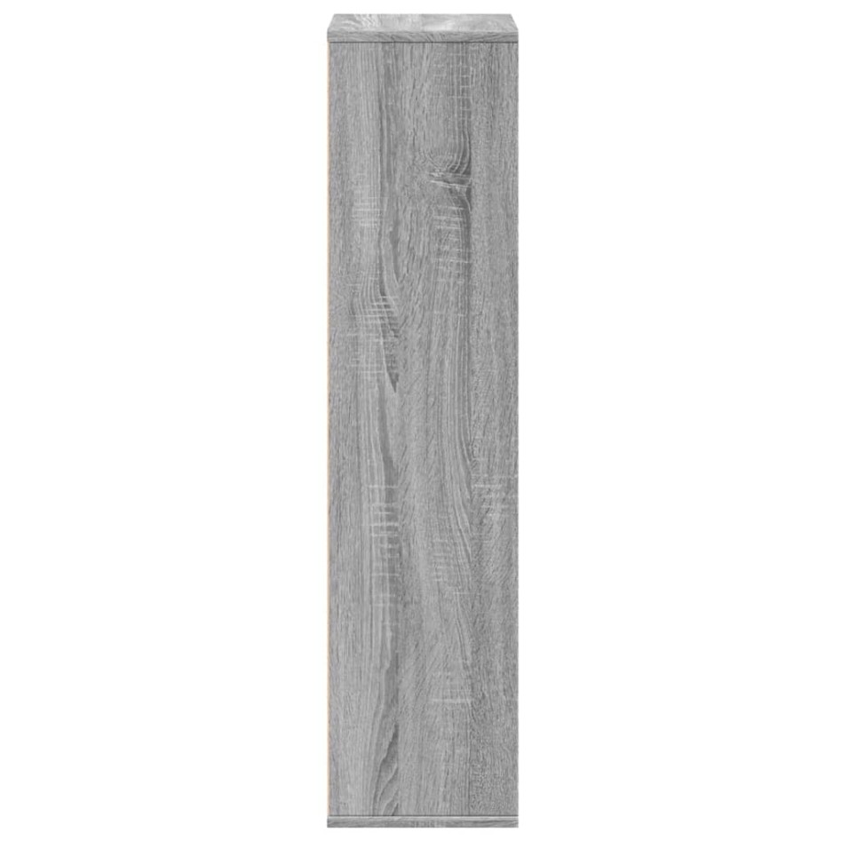 Estantería de madera de ingeniería gris Sonoma 50x25x105