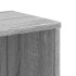 Estantería de madera de ingeniería gris Sonoma 50x25x105
