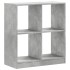 Estantería madera de ingeniería gris hormigón 68,5x32x75