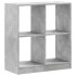 Estantería madera de ingeniería gris hormigón 68,5x32x75