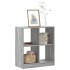 Estantería de madera de ingeniería gris Sonoma 68,5x32x75