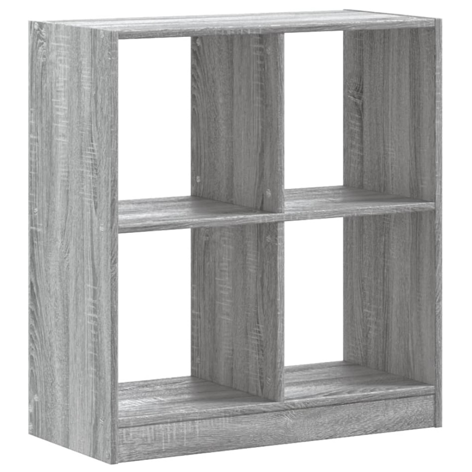 Estantería de madera de ingeniería gris Sonoma 68,5x32x75