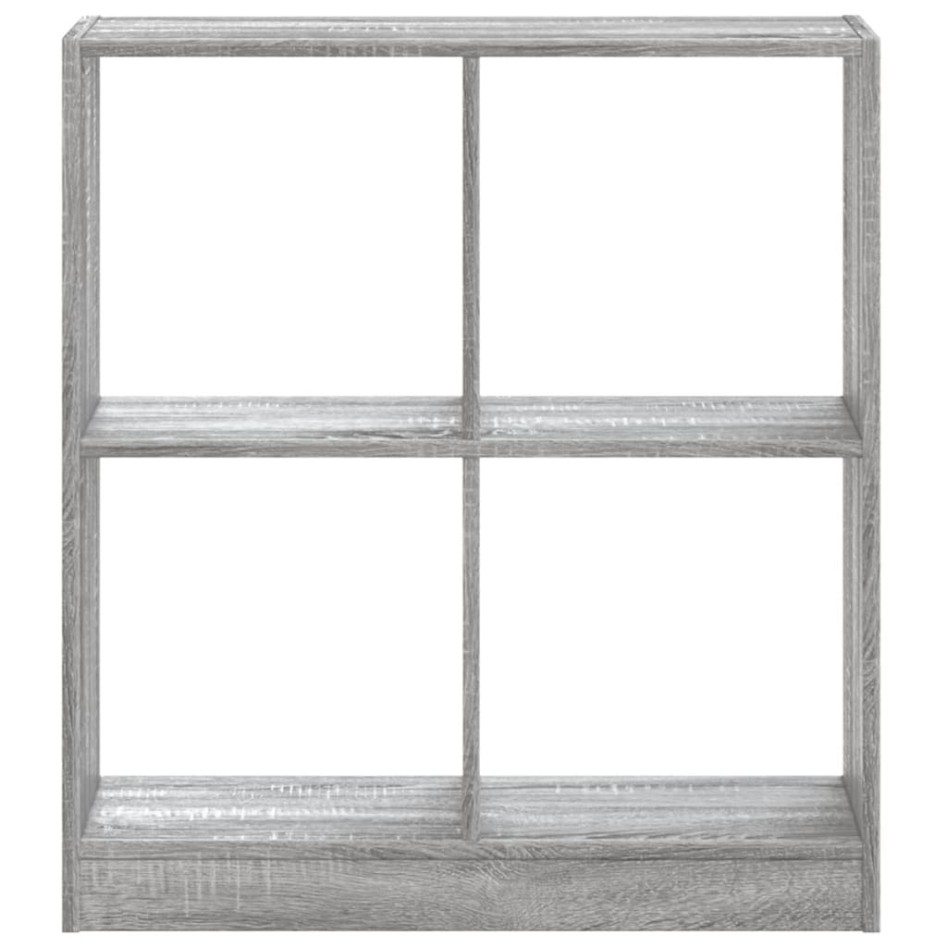 Estantería de madera de ingeniería gris Sonoma 68,5x32x75