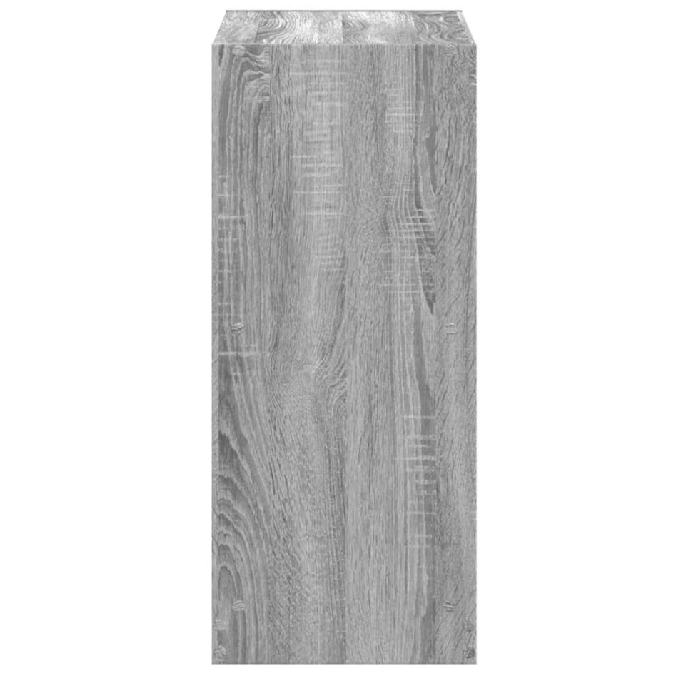 Estantería de madera de ingeniería gris Sonoma 68,5x32x75