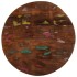 Tablero de mesa redondo madera maciza reciclada Ø 60x3,8