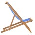 Silla de jardín de teca azul 56x105x96