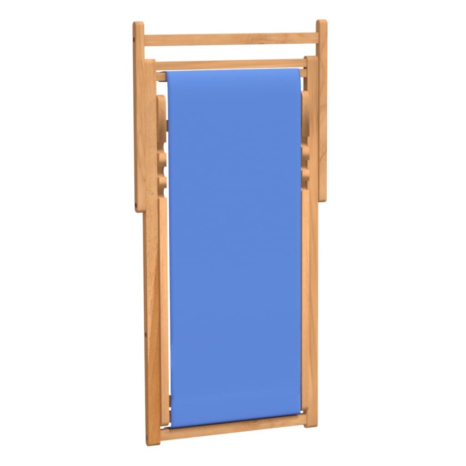 Silla de jardín de teca azul 56x105x96
