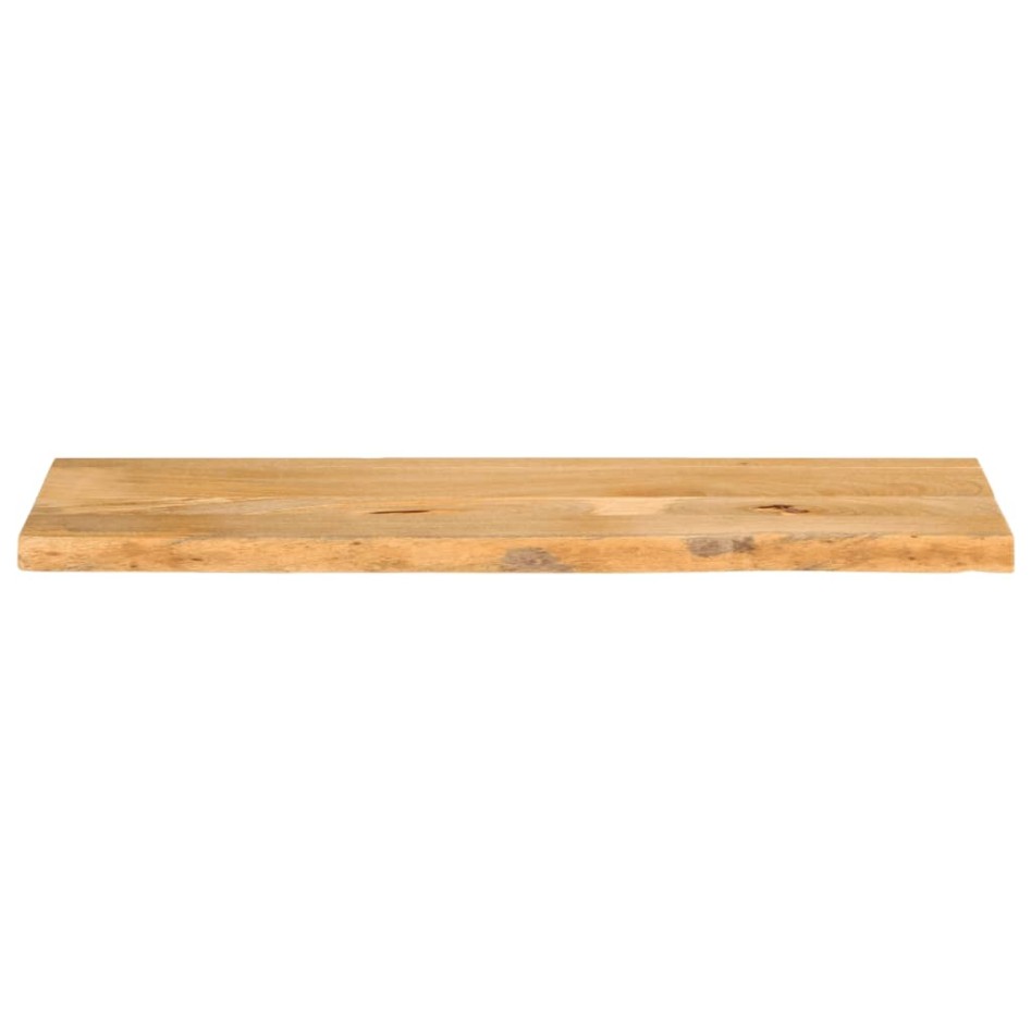 Tablero de mesa borde natural madera maciza mango 110x30x2,5
