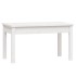 Banco de jardín madera maciza pino blanco 80x44x45