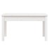 Banco de jardín madera maciza pino blanco 80x44x45
