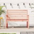 Banco de jardín madera maciza abeto de Douglas 109x48x91,5