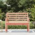 Banco de jardín madera maciza abeto de Douglas 109x48x91,5