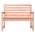 Banco de jardín madera maciza abeto de Douglas 109x48x91,5