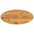 Tablero de mesa ovalado madera maciza de mango 140x50x2,5