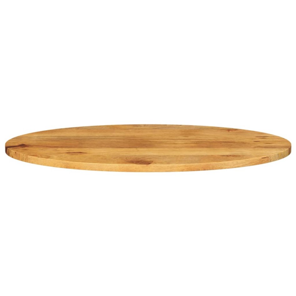 Tablero de mesa ovalado madera maciza de mango 140x50x2,5