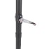 Sombrilla jardín con luces LED poste acero azul 225x225x212