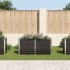Arriate de acero galvanizado gris antracita 160x40x77