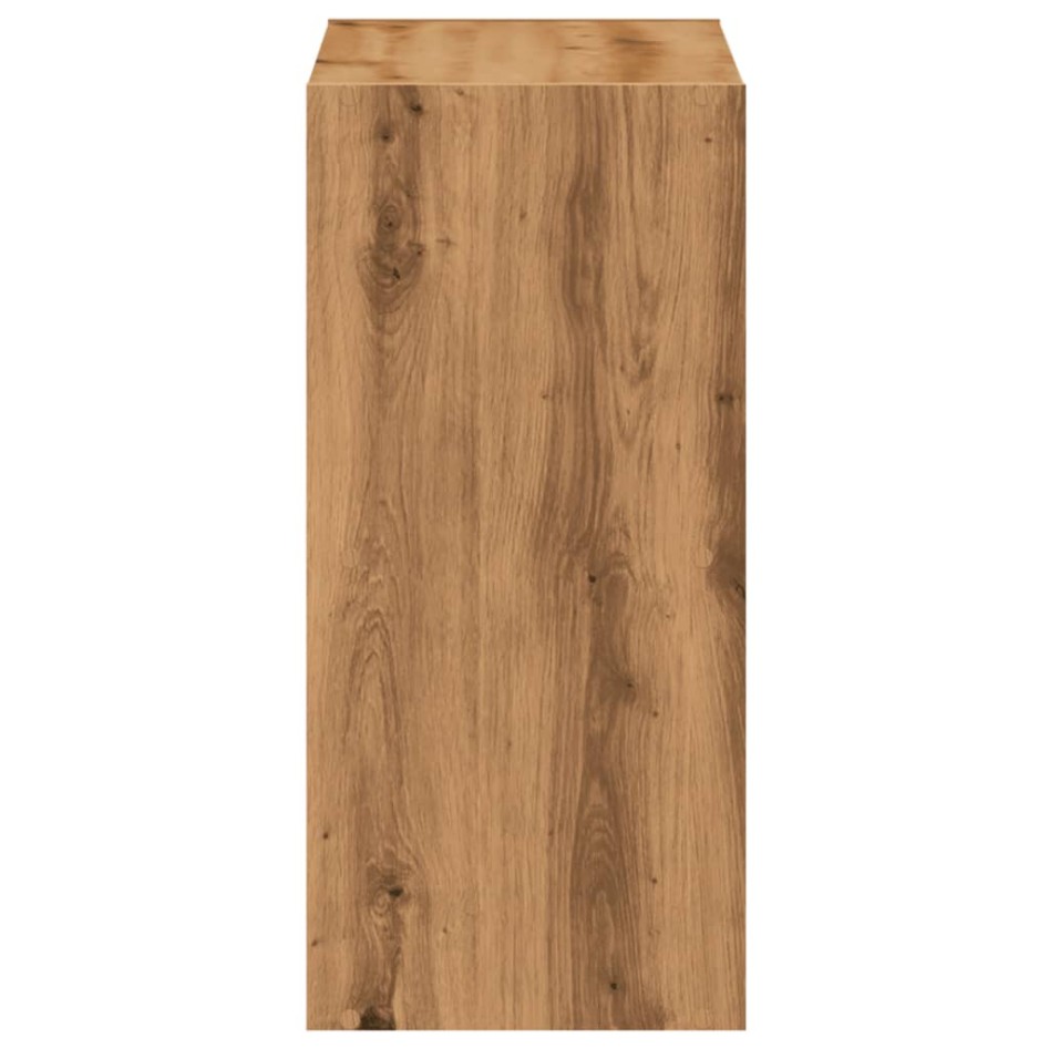 Estantería de madera ingeniería roble artisian 68,5x32x68,5