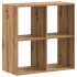 Estantería de madera ingeniería roble artisian 68,5x32x68,5