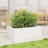 Jardinera de madera maciza de pino blanca 70x40x23