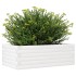 Jardinera de madera maciza de pino blanca 70x40x23