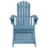 Silla Adirondack con otomana madera maciza de abeto