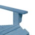 Silla Adirondack con otomana madera maciza de abeto