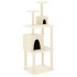 Rascador para gatos con postes de sisal color crema 167