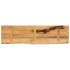 Tablero de mesa borde natural madera maciza mango 110x30x2,5