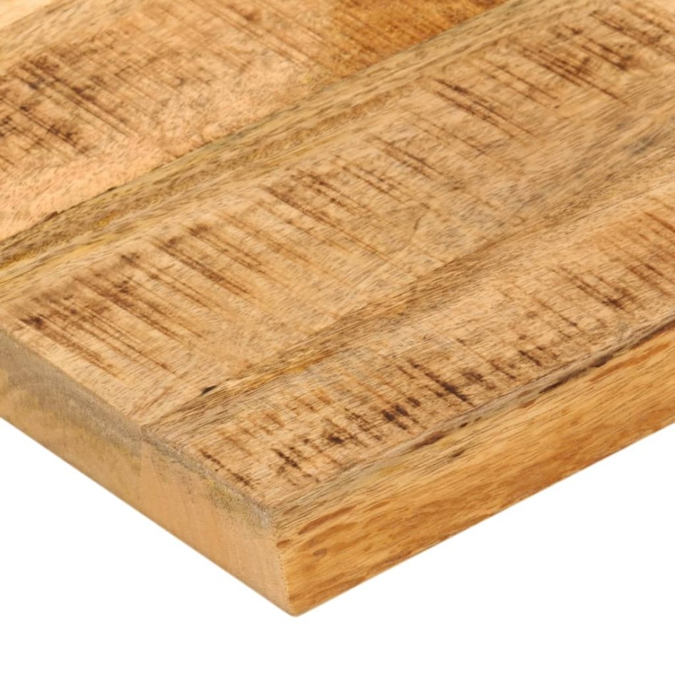 Tablero de mesa borde natural madera maciza mango 60x60x2,5