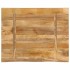 Tablero de mesa borde natural madera maciza mango 90x80x2,5