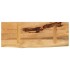 Tablero de mesa borde natural madera maciza mango 80x40x3,8