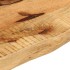 Tablero de mesa borde natural madera maciza mango 80x40x3,8