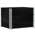 Collares de palets 3 unidades madera maciza de pino 80x60