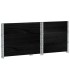Collares de palets 3 unidades madera maciza de pino 80x60