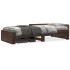 Estructura de cama sin colchón madera marrón roble 90x200