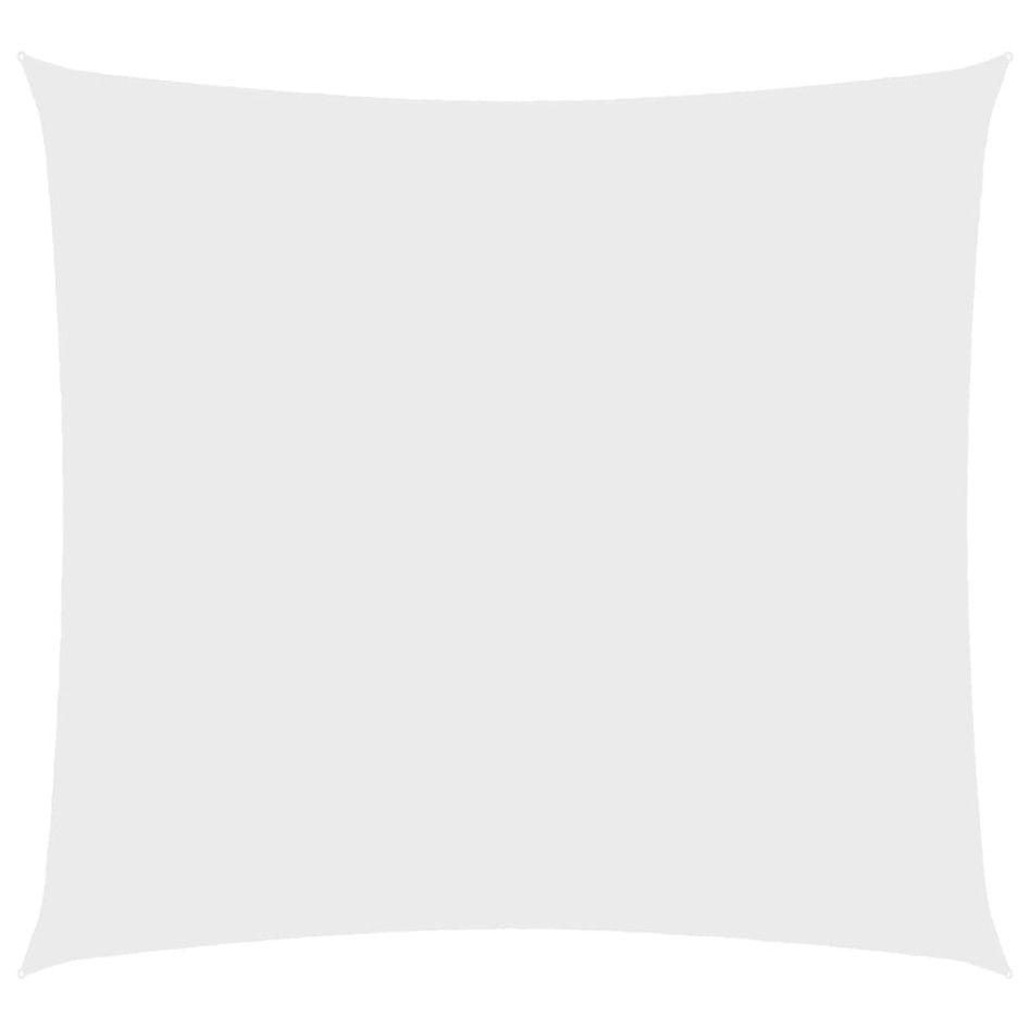 Toldo de vela cuadrado tela Oxford blanco 3,6x3,6