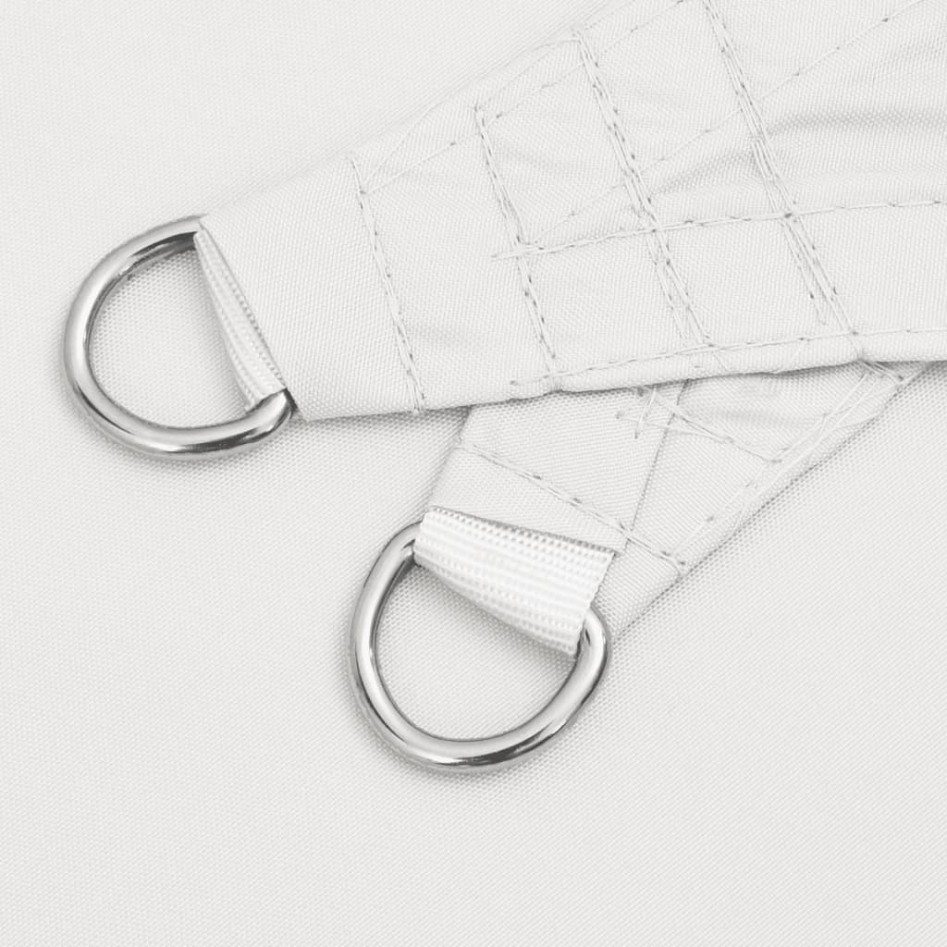 Toldo de vela cuadrado tela Oxford blanco 3,6x3,6