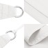 Toldo de vela cuadrado tela Oxford blanco 3,6x3,6