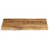 Tablero de mesa borde natural madera maciza mango 80x60x2,5