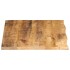 Tablero de mesa borde natural madera maciza mango 80x60x2,5