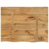 Tablero de mesa borde natural madera maciza mango 80x60x2,5