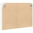 Vitrina de madera ingeniería blanca 80x8,5x58