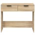 Mesa consola de madera contrachapada roble Sonoma 90x36x75