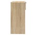 Mesa consola de madera contrachapada roble Sonoma 90x36x75