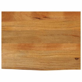 Tablero de mesa borde natural madera maciza mango 80x60x2,5